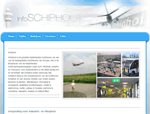 Tablet Screenshot of infoschiphol.nl